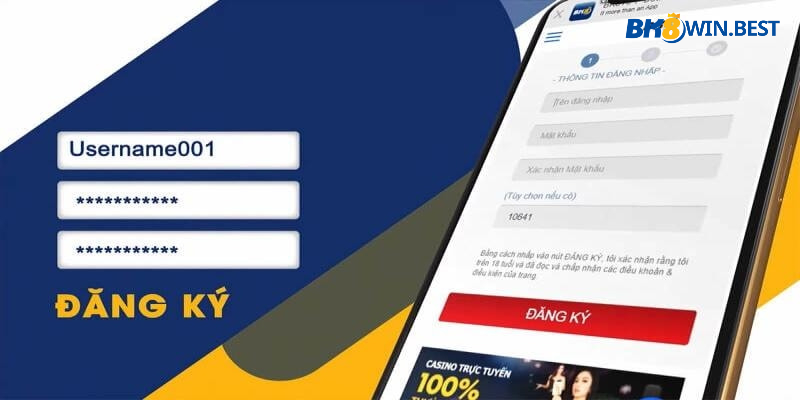 Đăng ký tài khoản BK8 trên website/ứng dụng