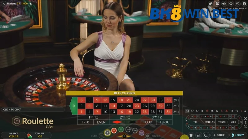 Giới thiệu đơn giản về Roulette BK8