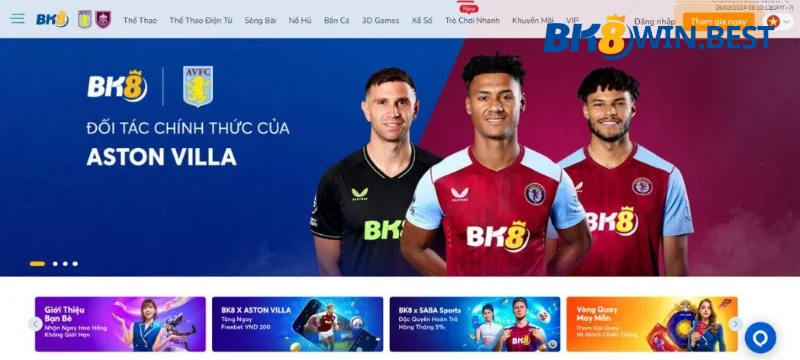 Cá cược thể thao ảo ở sảnh BK8 Sports