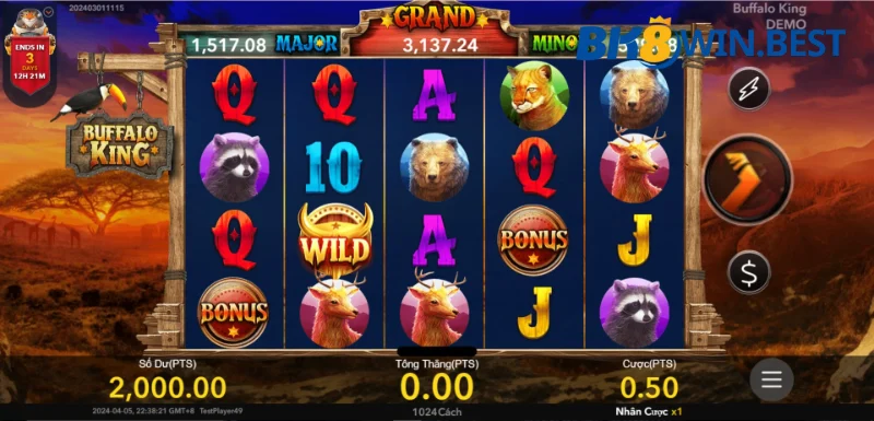 Quay hũ Ngưu vương BK8